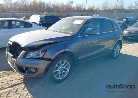 2012 Audi Q5 2.0T Premium from USA, damaged, VIN WA1LFAFP0CA031229